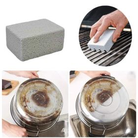 1pc BBQ Grill Grill Cleaning Brick Block Magic Stone Barbecue Cleaning Brush, Outdoor Camping Picnic, Cookware Barbecue Tool Accessories (Model: Cleaning Bricks)
